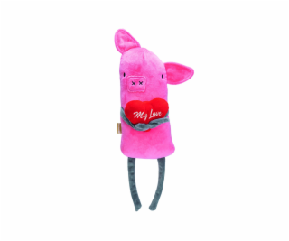 Beeztees Plyšová hračka pro psy Zamilované prasátko 45cm