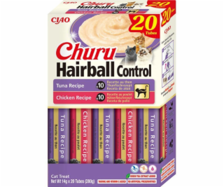 INABA CAT CHURU HAIRBALL VARIETY przysmak dla kota 20x14g...