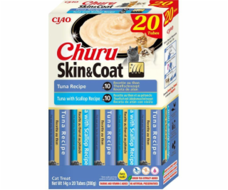 INABA CAT CHURU SKIN & COAT TUNA przysmak dla kota 20x14g...