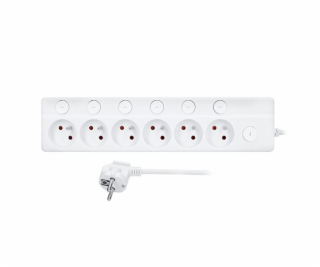 Prodlužovací kabel 6 zásuvek 3m SOLIGHT PP161
