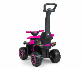 Dětské odrážedlo Baby Mix Mega Prime EVA s vodící tyčí modré