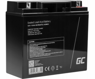 Green Cell AGM VRLA 12V 15Ah maintenance-free battery for...
