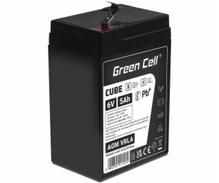 Green Cell CUBE AGM IP54 6V 5Ah VRLA Battery Gel deep cyc...