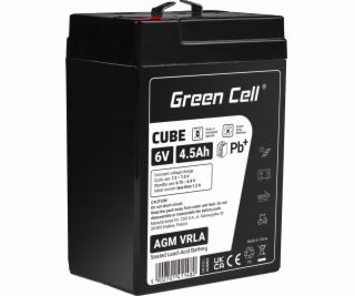 Green Cell CUBE AGM IP54 6V 4Ah VRLA Battery Gel deep cyc...