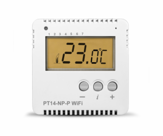 Programovatelný WiFi termostat PT14-NP-P WiFi pro ovládán...