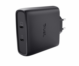 TRUST MAXO 100W 2P USB-C GAN CHARGER BLK