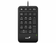 GENIUS NumPad 125/ Drátová/ USB-C/ Copilot/ slim design/ předložka/ černá