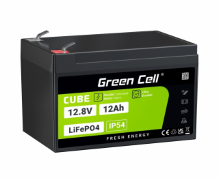 Green Cell CUBE LiFePO4 baterie pro volný čas 12Ah 12,8V ...