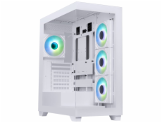 BitFenix skříň CETO / ATX / 4x 120mm ARGB fan / 2x USB 3.0 / USB-C / tvrzené sklo / bílá