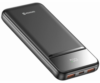 Swissten Power bank 10000 mAh POWER LINE II - černá