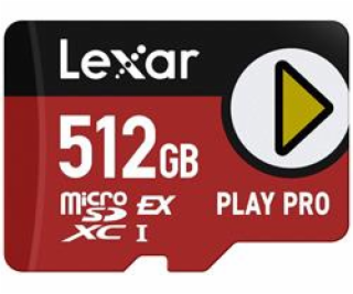 Lexar paměťová karta 512GB PLAY PRO microSDXC™ Express 7,...