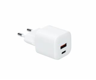 Solight USB-C + USB-A fast charger GaN 20W PD