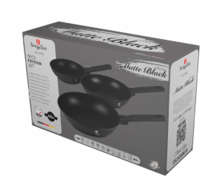 Sada pánví s titanovým povrchem 3 ks Matte Black Collection
