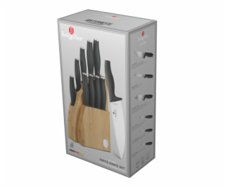 Sada nožů se stojanem BAMBOO 10 ks Antracit Collection BH...