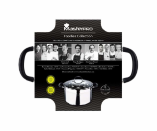 Hrnec s poklicí nerez FOODIES 28 cm 9,5 litru BGMP-1506-BK