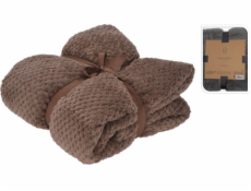 HOMESTYLING Deka fleece 130 x 170 cm PREMIUM hnědá KO-HZ1011930