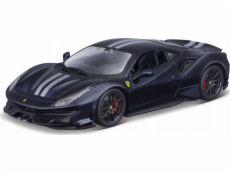 Bburago BBU 1:24 Ferrari 488 Pista BlueWithSilverStr.26026