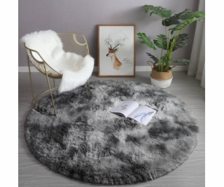Strado Kulatý koberec Ombre Strado 160x160 OmbreGrey (tma...