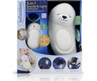 B-Kids Infantino 3v1 noční světlo - Seal