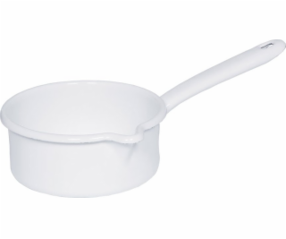 Riess RIESS - Vysoký hrnec s poklicí 1l 14cm Classic WEISS