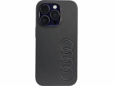 Audi Pouzdro Audi ze syntetické kůže pro iPhone 14 Pro 6.1 černé/černé AU-TPUPCIP14P-TT/D1-BK