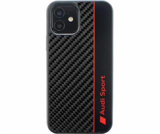 Audi Pouzdro Carbon Fiber pro iPhone 11 / Xr 6.1 černé/če...