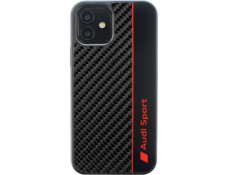 Audi Pouzdro Carbon Fiber pro iPhone 11 / Xr 6.1 černé/černé AUS-TPUPCIP11-R8/D1-BK