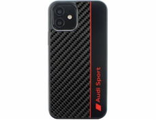 DefaultBrand Pouzdro Audi Carbon Fiber pro iPhone 12/12 Pro 6.1 černé/černé AUS-TPUPCIP12P-R8/D1-BK