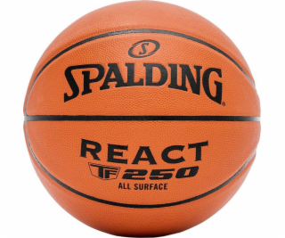 Spalding Basketbalový míč React TF-250 hnědý 76802Z 6