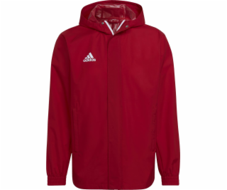 Adidas Pánská bunda Entrada 22 All-Weather, červená, veli...