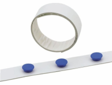 Durable Odolná magnetická páska samolepicí bílá na roli, odolná 35 mm - 5 m