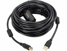 MicroConnect Kabel USB USB-A - USB-B 20 m černý (USBAB20B-ACTIVE)