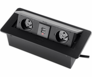 Spacetronik Stolní Zásuvka Otevírání 2x USB Spacetronik S...