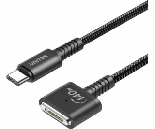 Unitek Kabel USB-C - MagSafe 3 USB 3m černý (C14121BK-3M)