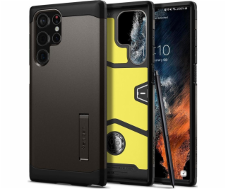 Spigen SPIGEN TOUGH ARMOR GALAXY S22 ULTRA GUNMETAL
