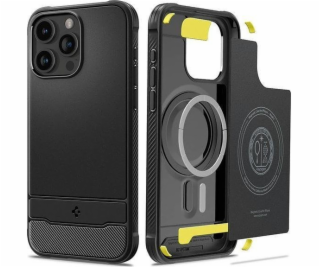 Spigen Rugged Armor MAG pro iPhone 15 Pro 6.1 MagSafe čer...