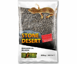 Exo Terra Substrát Exo Terra Stone Desert, černá poušť, 2...