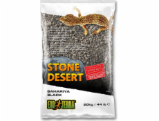 Exo Terra Substrát Exo Terra Stone Desert, černá poušť, 20 kg