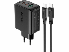 Acefast Nabíječka 1x USB-A 2x USB-C 3A (6974316280279)