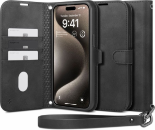 Spigen Peněženka Peněženka S Pro, černá - iPhone 15 Pro Max
