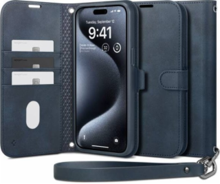 Spigen Peněženka S Pro, námořní - iPhone 15 Pro