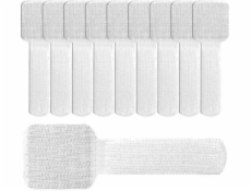 LABEL THE CABLE Organizér na suchý zip bílý, 10 kusů (LTC3120)