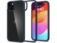 Spigen Crystal Hybrid, tmavě modrá - iPhone 15 Plus
