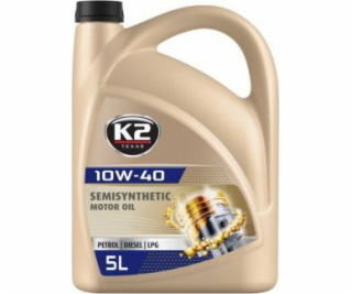 K2 Polosyntetický motorový olej 10W-40 5L