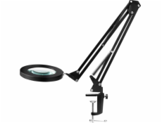 Activeshop STOLNÍ ZVĚTŠOVACÍ LAMPA LED GLOW 308, ČERNÁ