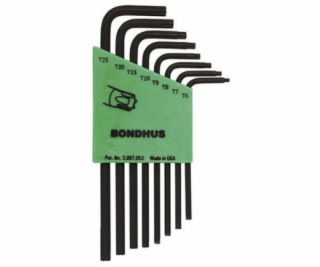 Bondhus Sada klíčů Torx typu L T6-T25, 8 kusů. (31732)