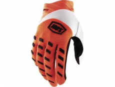 100% Rukavice 100% AIRMATIC Rukavice fluo oranžová velikost. M (délka ruky 187-193 mm) (NOVINKA)