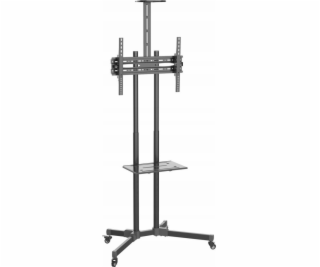 Techly Mobilní TV stojan 37-70 palců, 50 kg, 2 police