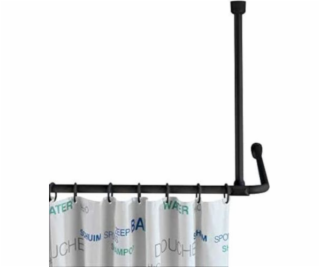 Wenko stropní sprchová tyč 57 cm hliníková černá