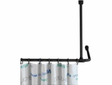 Wenko stropní sprchová tyč 57 cm hliníková černá